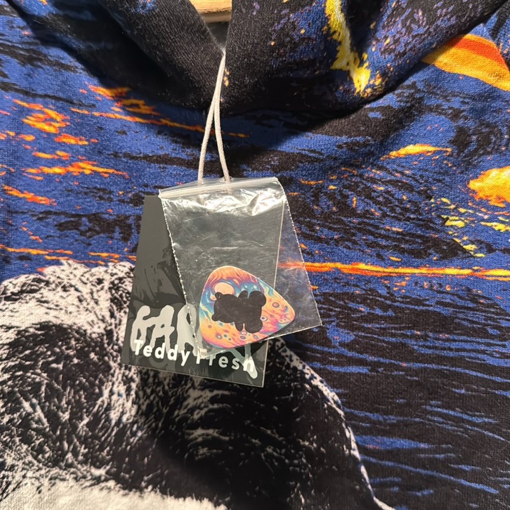 Teddy Fresh x Jerry Garcia Purple Unisex Hoodie - Picture 6 of 13